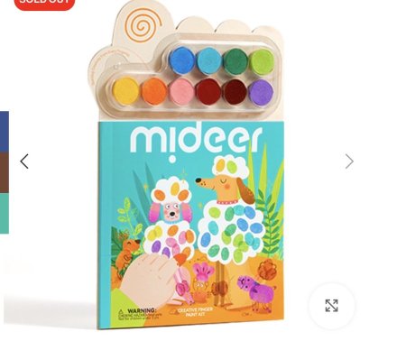 ميدير مجموعة الرسم بالبصمات الإبداعية – حفلة الحيوانات